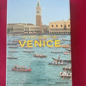 Assouline Venice Spirit Book with Vibrant Blue and Red